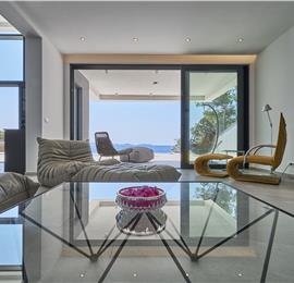 6 bedroom villa with infinity pool and sea views, Korcula Island, sleeps 12